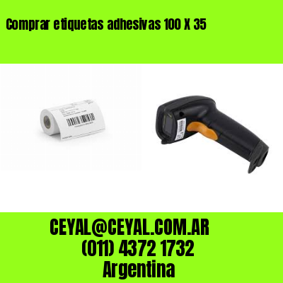 Comprar etiquetas adhesivas 100 X 35