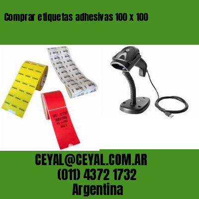 Comprar etiquetas adhesivas 100 x 100