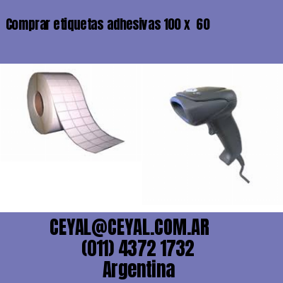 Comprar etiquetas adhesivas 100 x  60