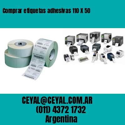 Comprar etiquetas adhesivas 110 X 50