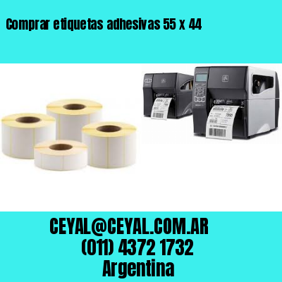 Comprar etiquetas adhesivas 55 x 44