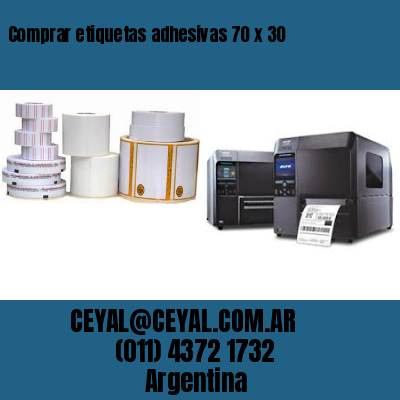 Comprar etiquetas adhesivas 70 x 30