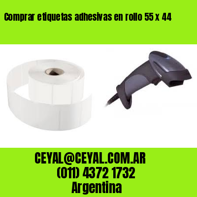 Comprar etiquetas adhesivas en rollo 55 x 44