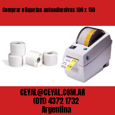 Comprar etiquetas autoadhesivas 100 x 150