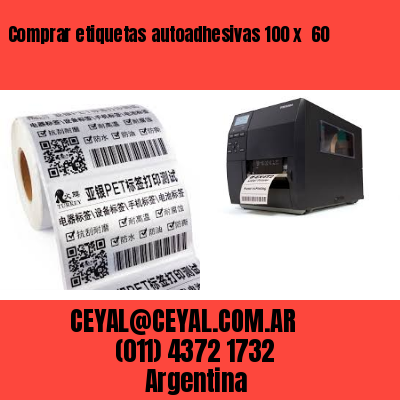 Comprar etiquetas autoadhesivas 100 x  60