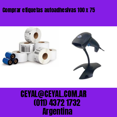 Comprar etiquetas autoadhesivas 100 x 75