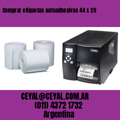 Comprar etiquetas autoadhesivas 44 x 20
