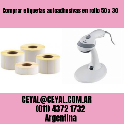 Comprar etiquetas autoadhesivas en rollo 50 x 30