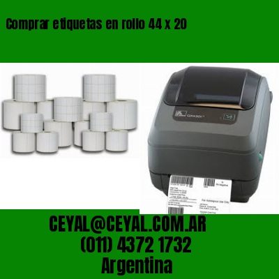 Comprar etiquetas en rollo 44 x 20