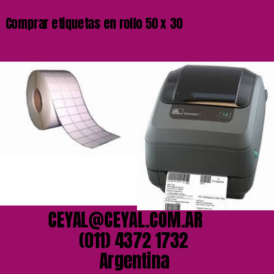 Comprar etiquetas en rollo 50 x 30