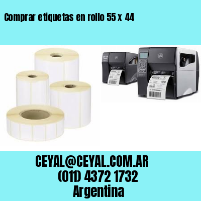 Comprar etiquetas en rollo 55 x 44