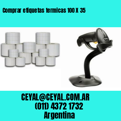 Comprar etiquetas termicas 100 X 35