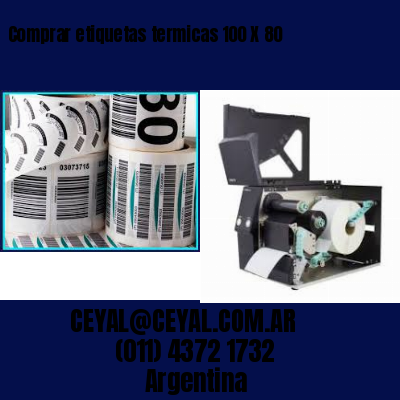 Comprar etiquetas termicas 100 X 80