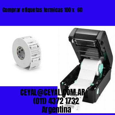 Comprar etiquetas termicas 100 x  60