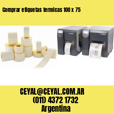 Comprar etiquetas termicas 100 x 75