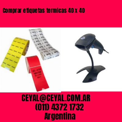 Comprar etiquetas termicas 40 x 40