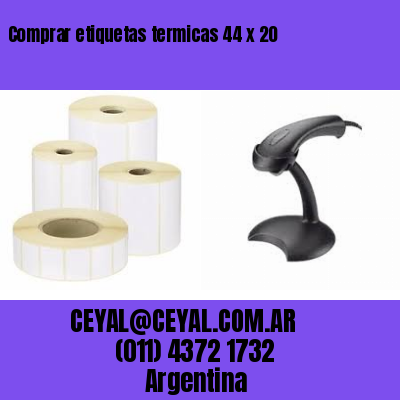 Comprar etiquetas termicas 44 x 20