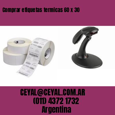 Comprar etiquetas termicas 60 x 30
