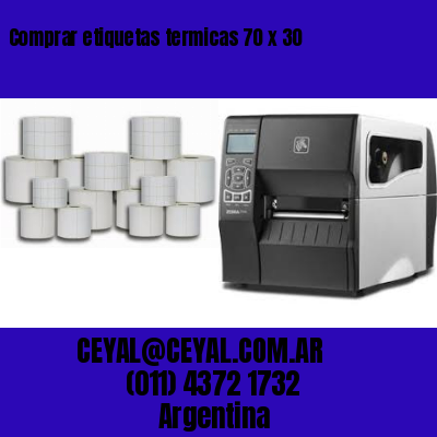Comprar etiquetas termicas 70 x 30