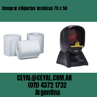Comprar etiquetas termicas 70 x 50