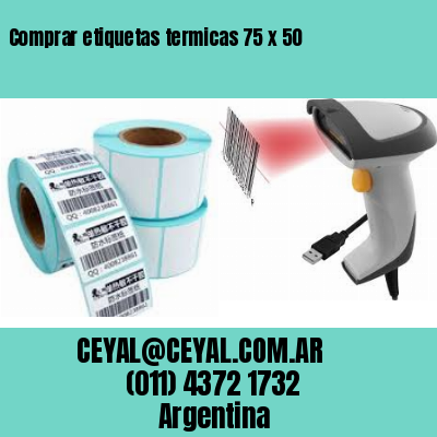 Comprar etiquetas termicas 75 x 50