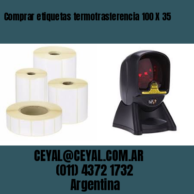 Comprar etiquetas termotrasferencia 100 X 35