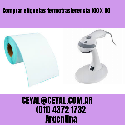 Comprar etiquetas termotrasferencia 100 X 80