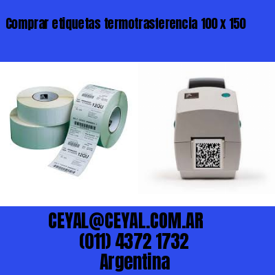 Comprar etiquetas termotrasferencia 100 x 150