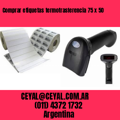Comprar etiquetas termotrasferencia 75 x 50