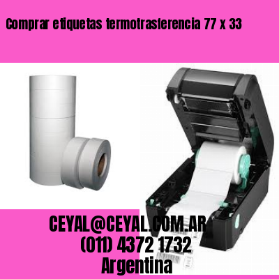 Comprar etiquetas termotrasferencia 77 x 33