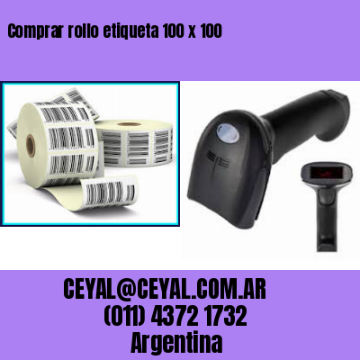 Comprar rollo etiqueta 100 x 100