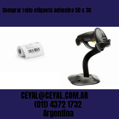 Comprar rollo etiqueta adhesiva 50 x 30