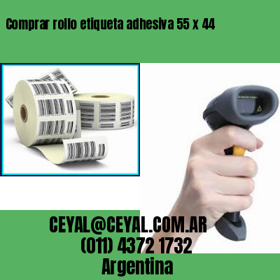 Comprar rollo etiqueta adhesiva 55 x 44