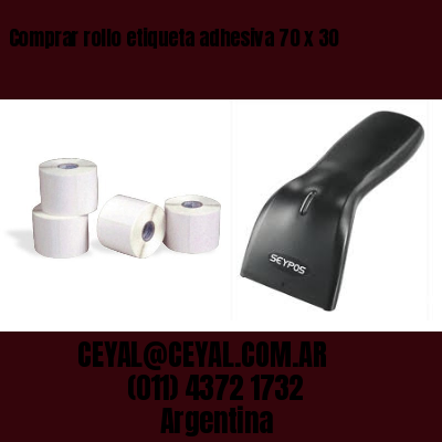 Comprar rollo etiqueta adhesiva 70 x 30