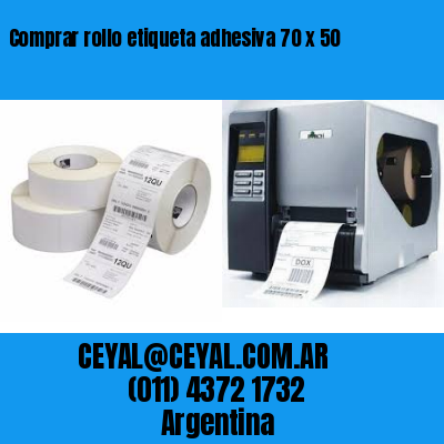 Comprar rollo etiqueta adhesiva 70 x 50