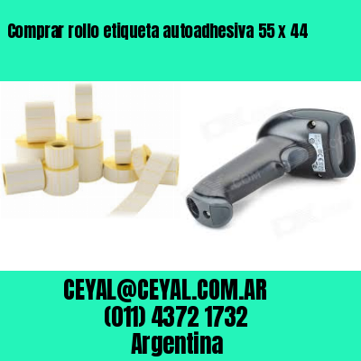 Comprar rollo etiqueta autoadhesiva 55 x 44