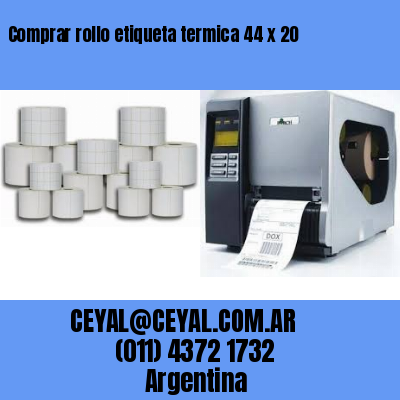 Comprar rollo etiqueta termica 44 x 20