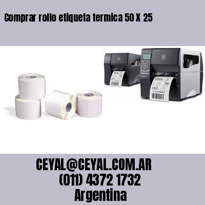 Comprar rollo etiqueta termica 50 X 25