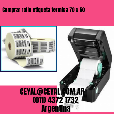 Comprar rollo etiqueta termica 70 x 50