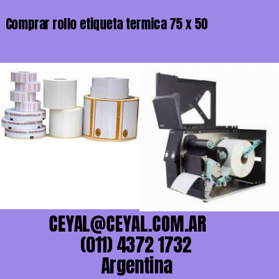 Comprar rollo etiqueta termica 75 x 50