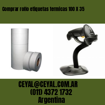 Comprar rollo etiquetas termicas 100 X 35