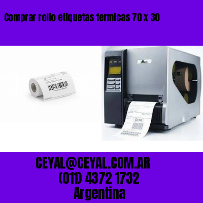 Comprar rollo etiquetas termicas 70 x 30