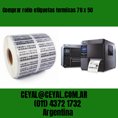 Comprar rollo etiquetas termicas 70 x 50