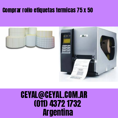 Comprar rollo etiquetas termicas 75 x 50
