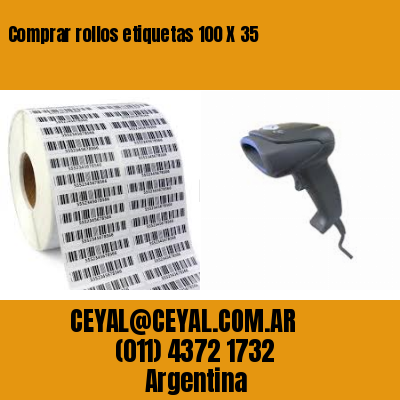 Comprar rollos etiquetas 100 X 35