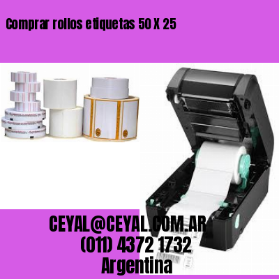 Comprar rollos etiquetas 50 X 25