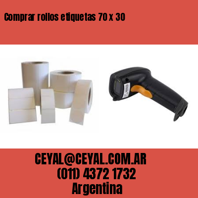 Comprar rollos etiquetas 70 x 30