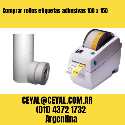 Comprar rollos etiquetas adhesivas 100 x 150