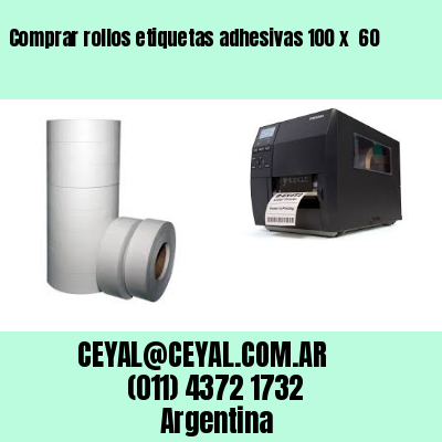 Comprar rollos etiquetas adhesivas 100 x  60