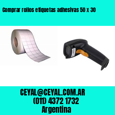 Comprar rollos etiquetas adhesivas 50 x 30